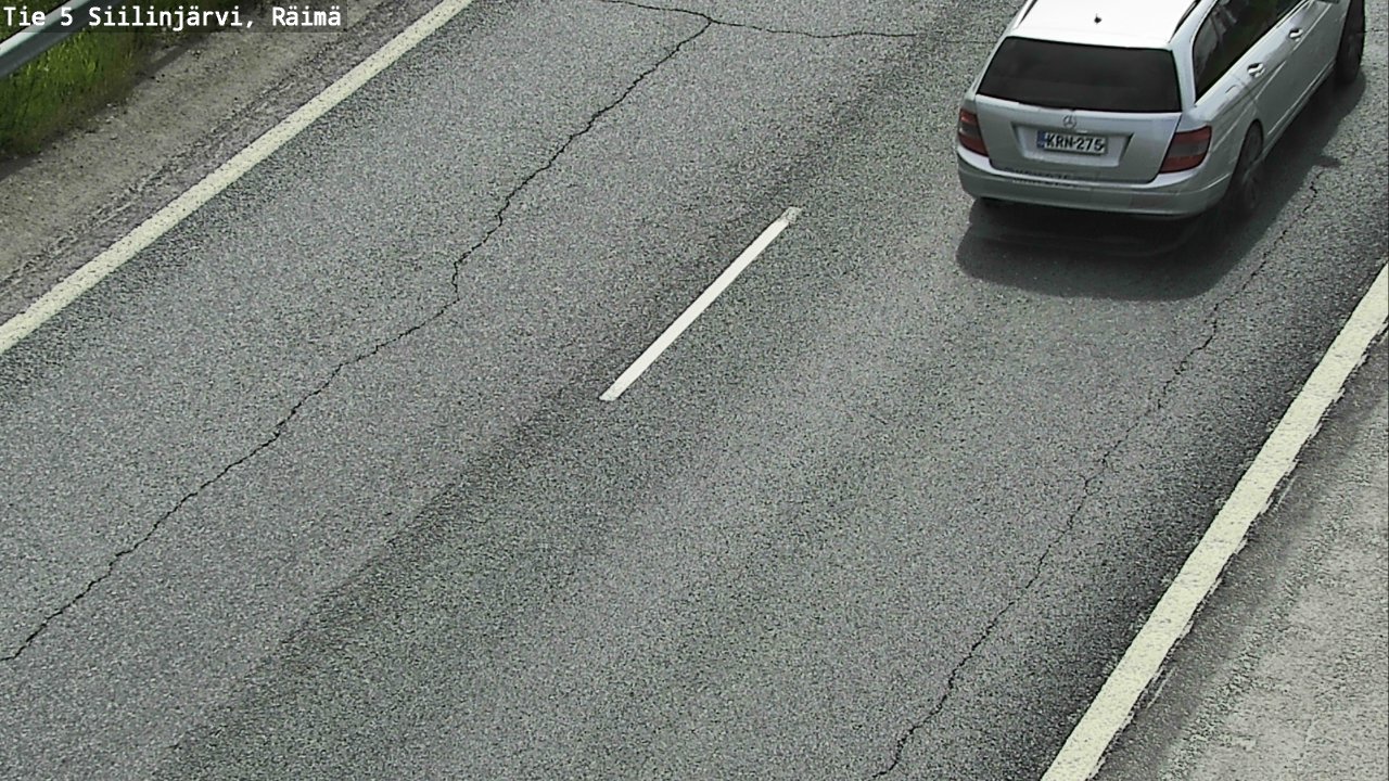 Weather Camera Image Road Siilinjärvi, Räimä, Siilinjärvi, Pohjois-Savo