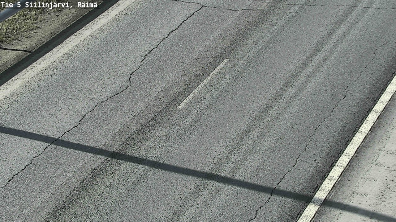 Weather Camera Image Road Siilinjärvi, Räimä, Siilinjärvi, Pohjois-Savo