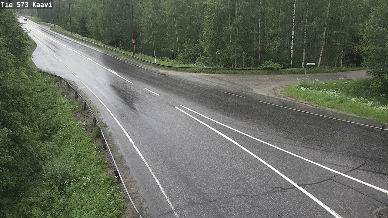 Weather Camera Image Road 573 Kaavi, Kaavi, Pohjois-Savo