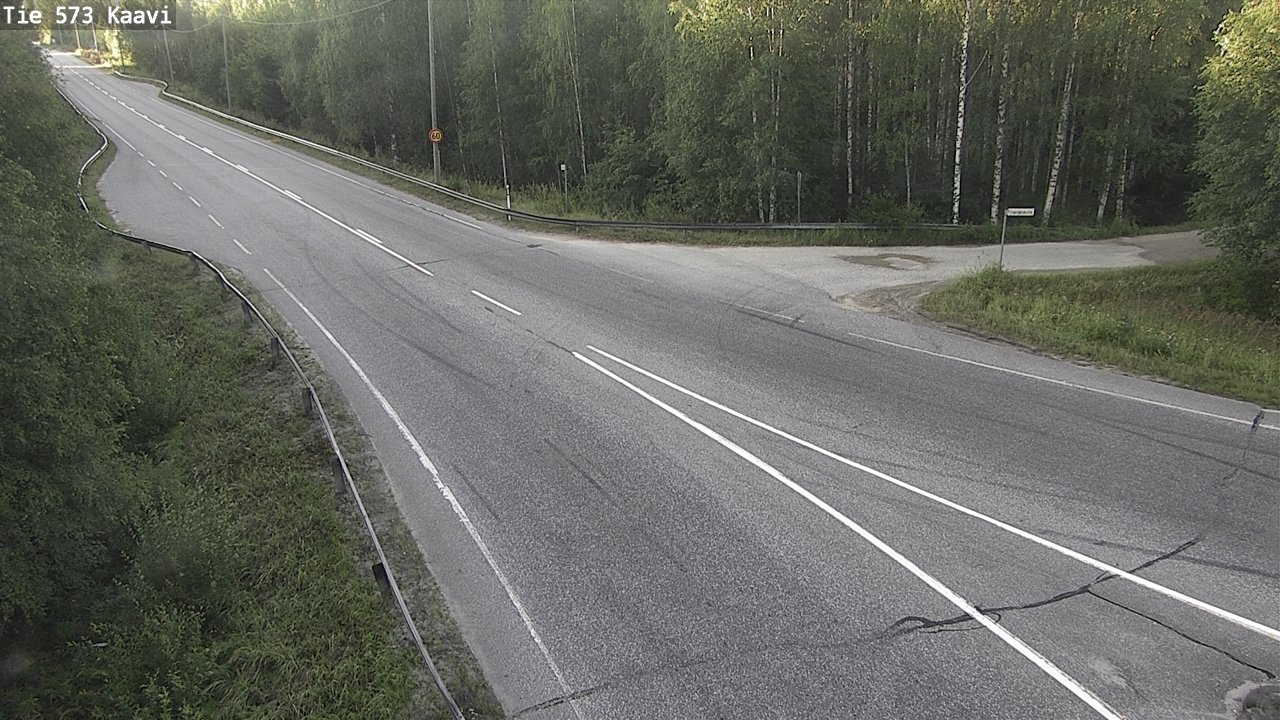 Weather Camera Image Väg 573 Kaavi, Kaavi, Pohjois-Savo