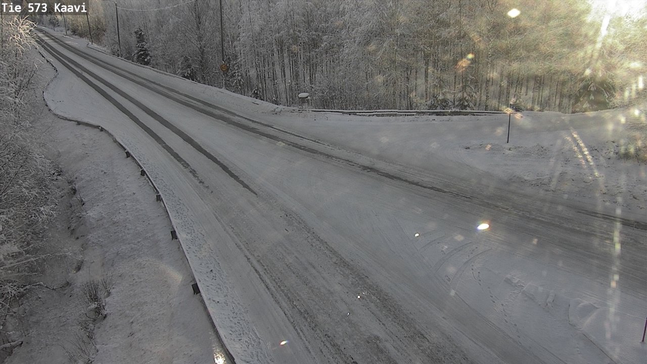 Weather Camera Image Road 573 Kaavi, Kaavi, Pohjois-Savo