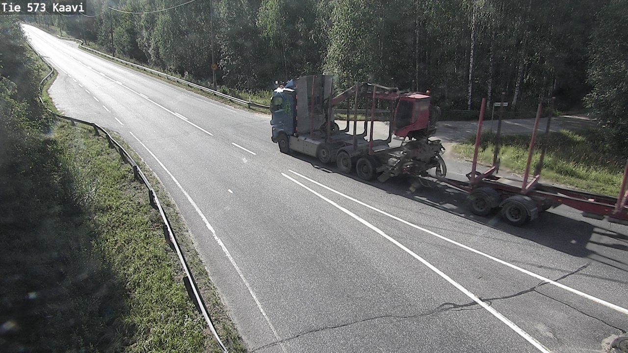 Weather Camera Image Road 573 Kaavi, Kaavi, Pohjois-Savo