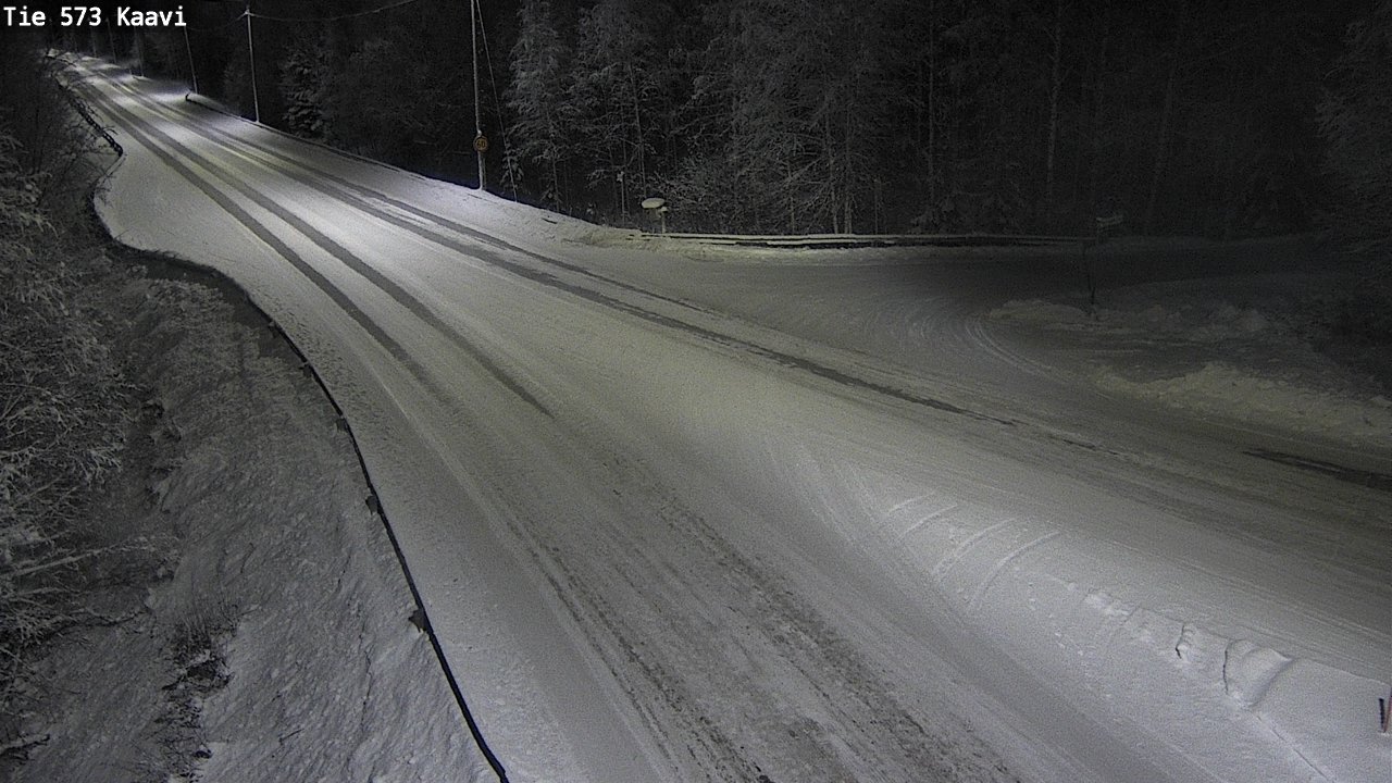 Weather Camera Image Väg 573 Kaavi, Kaavi, Pohjois-Savo