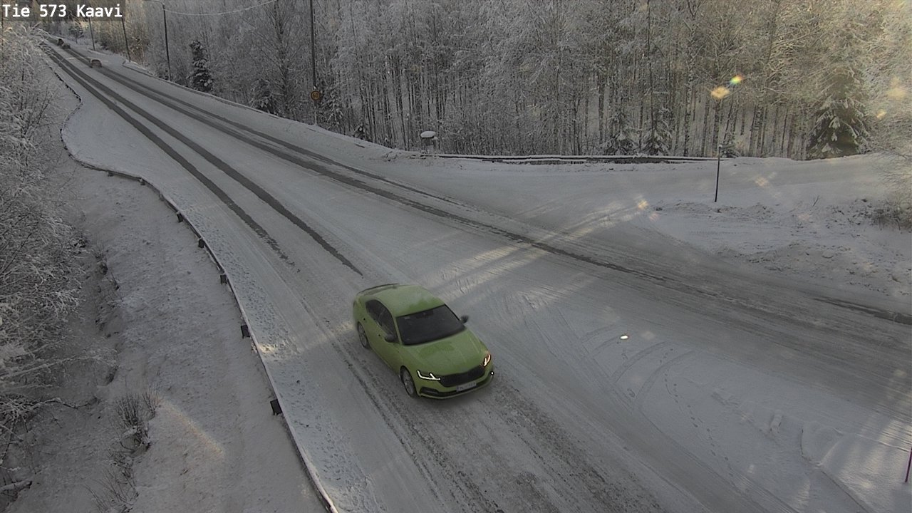 Weather Camera Image Road 573 Kaavi, Kaavi, Pohjois-Savo