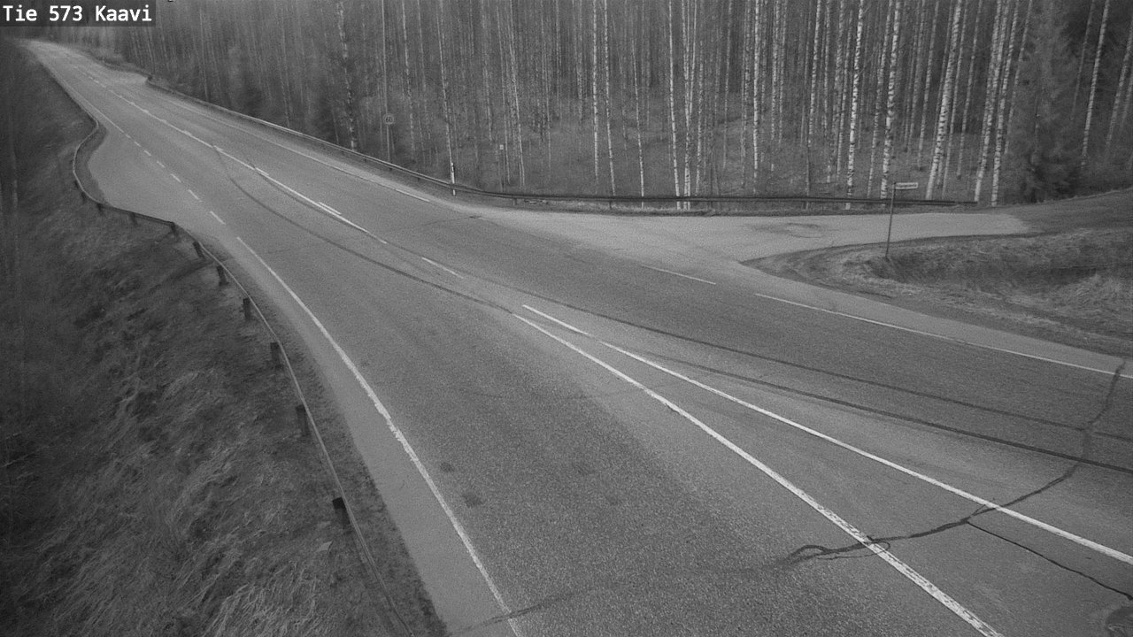 Weather Camera Image Väg 573 Kaavi, Kaavi, Pohjois-Savo