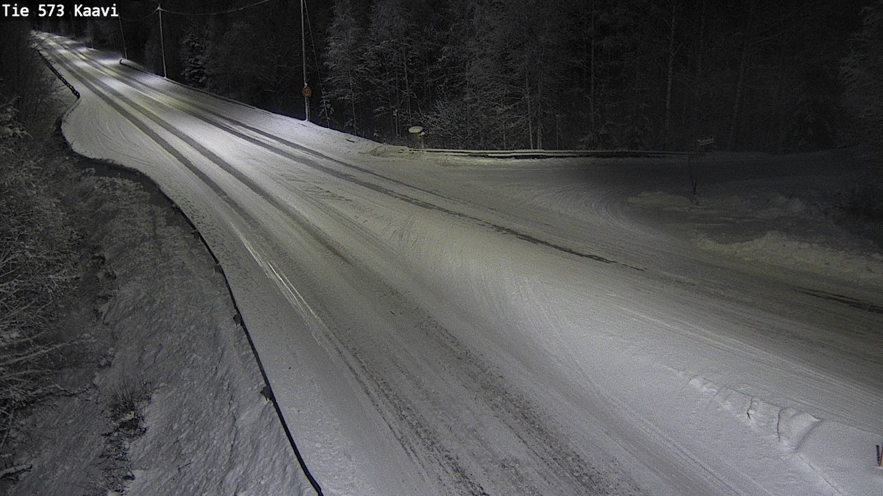 Weather Camera Image Väg 573 Kaavi, Kaavi, Pohjois-Savo