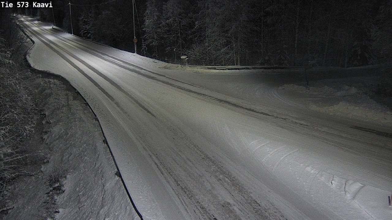 Weather Camera Image Väg 573 Kaavi, Kaavi, Pohjois-Savo