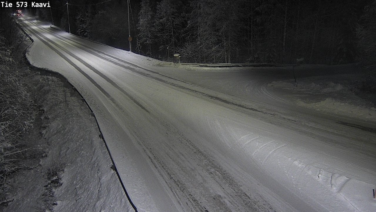 Weather Camera Image Väg 573 Kaavi, Kaavi, Pohjois-Savo