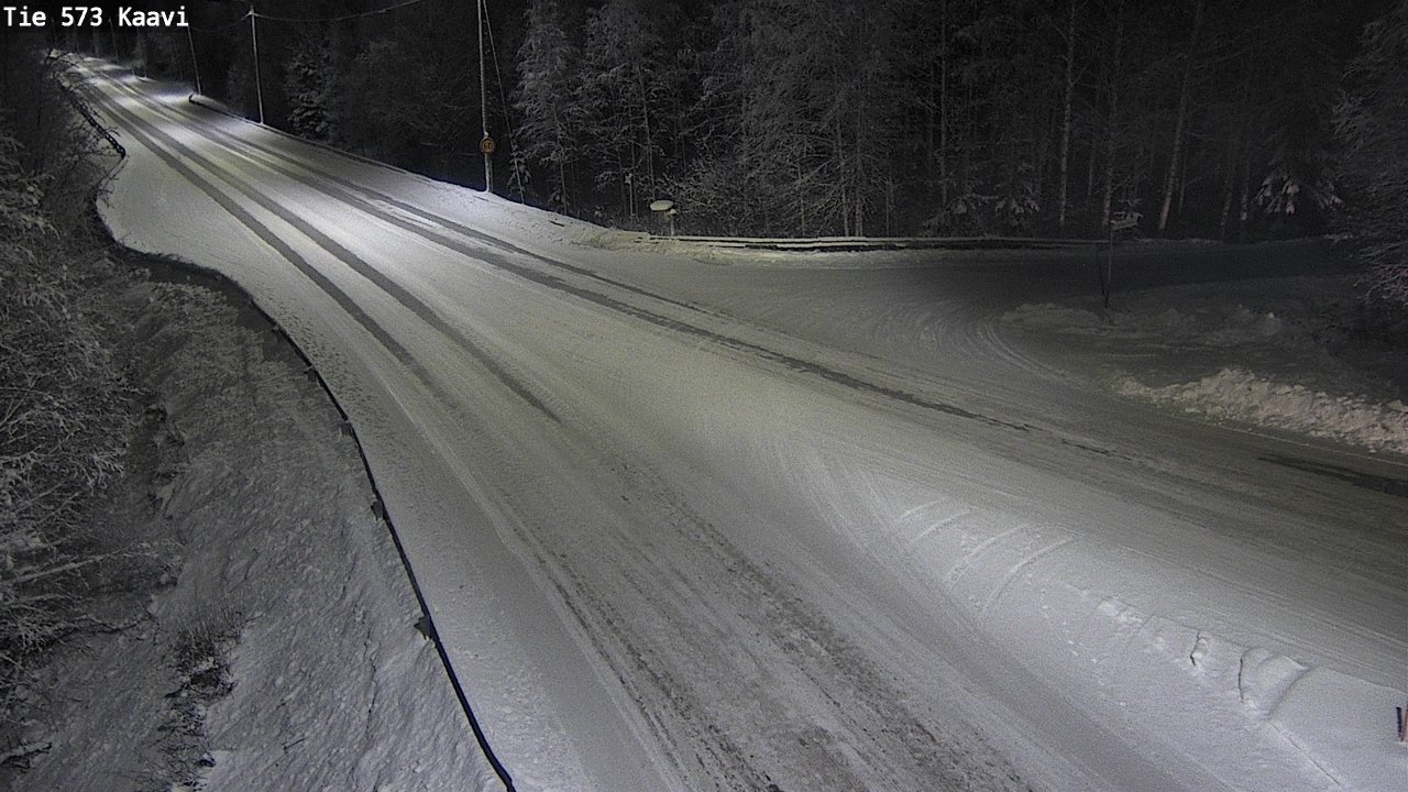 Weather Camera Image Väg 573 Kaavi, Kaavi, Pohjois-Savo