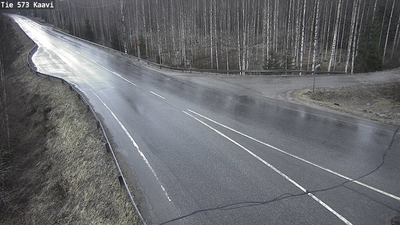 Weather Camera Image Väg 573 Kaavi, Kaavi, Pohjois-Savo