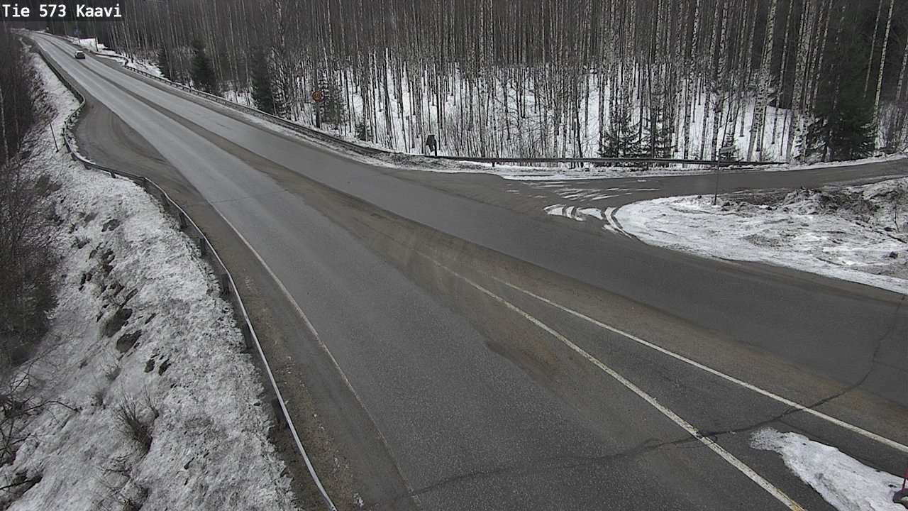 Weather Camera Image Väg 573 Kaavi, Kaavi, Pohjois-Savo