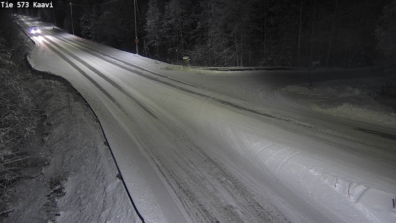 Weather Camera Image Väg 573 Kaavi, Kaavi, Pohjois-Savo
