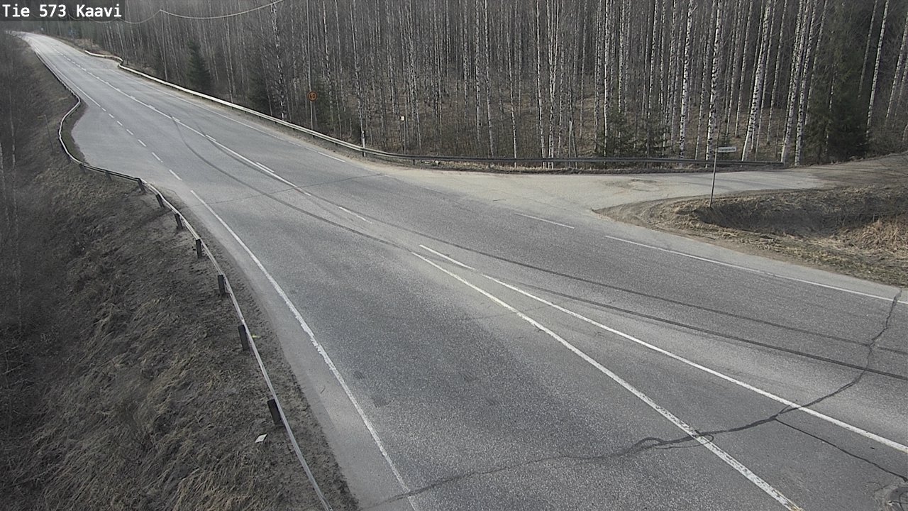 Weather Camera Image Road 573 Kaavi, Kaavi, Pohjois-Savo