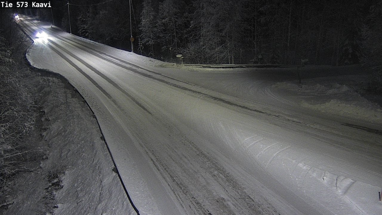 Weather Camera Image Väg 573 Kaavi, Kaavi, Pohjois-Savo