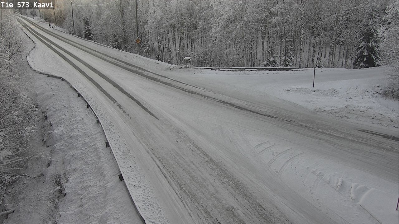 Weather Camera Image Road 573 Kaavi, Kaavi, Pohjois-Savo