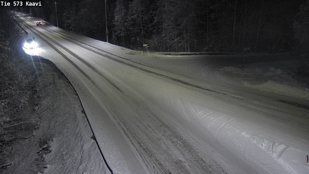 Weather Camera Image Väg 573 Kaavi, Kaavi, Pohjois-Savo
