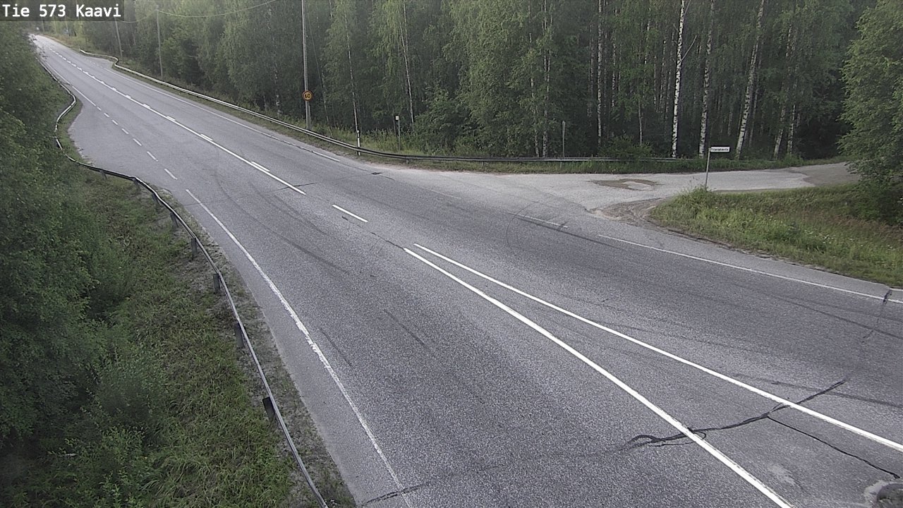 Weather Camera Image Väg 573 Kaavi, Kaavi, Pohjois-Savo