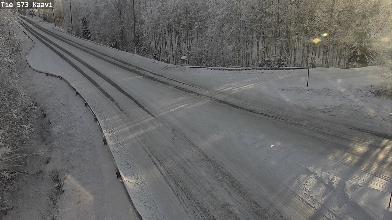 Weather Camera Image Road 573 Kaavi, Kaavi, Pohjois-Savo
