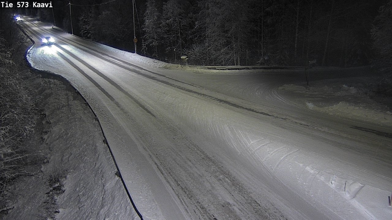 Weather Camera Image Väg 573 Kaavi, Kaavi, Pohjois-Savo
