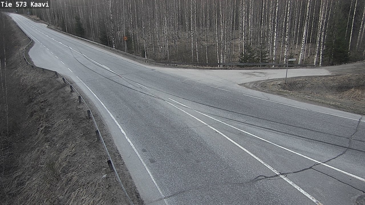 Weather Camera Image Road 573 Kaavi, Kaavi, Pohjois-Savo