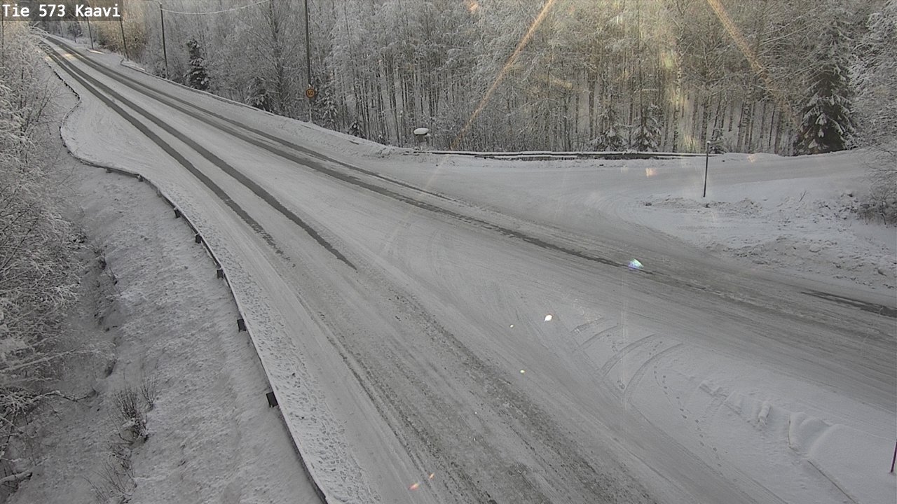 Weather Camera Image Road 573 Kaavi, Kaavi, Pohjois-Savo