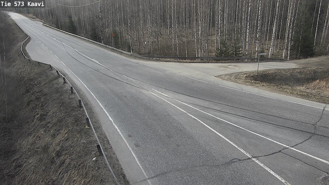 Weather Camera Image Road 573 Kaavi, Kaavi, Pohjois-Savo