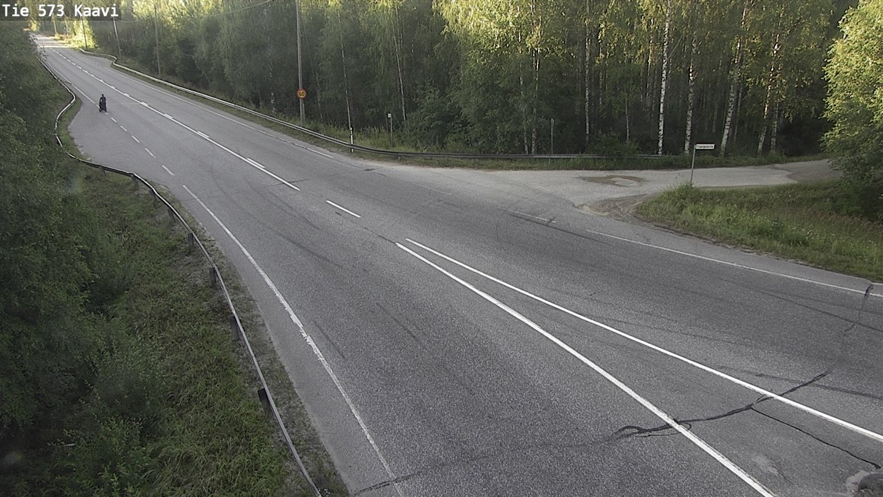 Weather Camera Image Väg 573 Kaavi, Kaavi, Pohjois-Savo