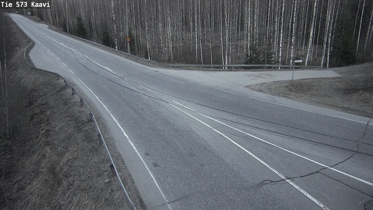 Weather Camera Image Väg 573 Kaavi, Kaavi, Pohjois-Savo