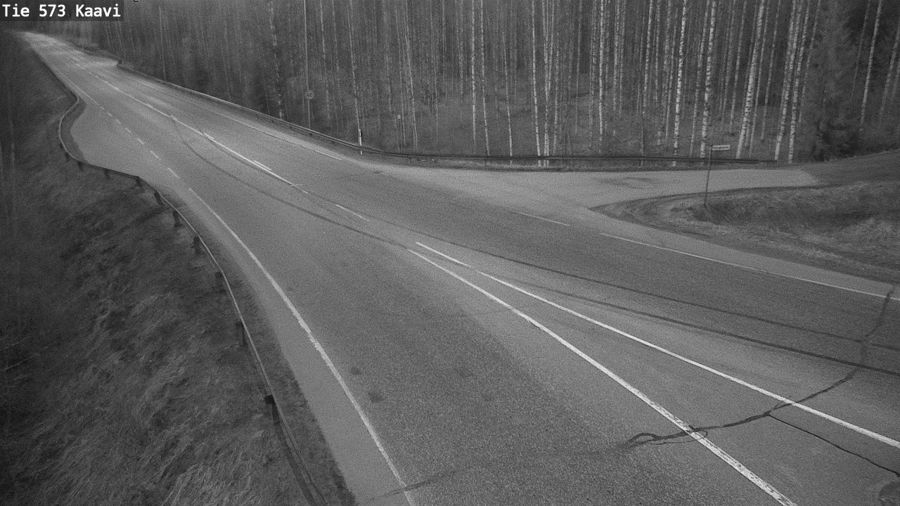 Weather Camera Image Väg 573 Kaavi, Kaavi, Pohjois-Savo
