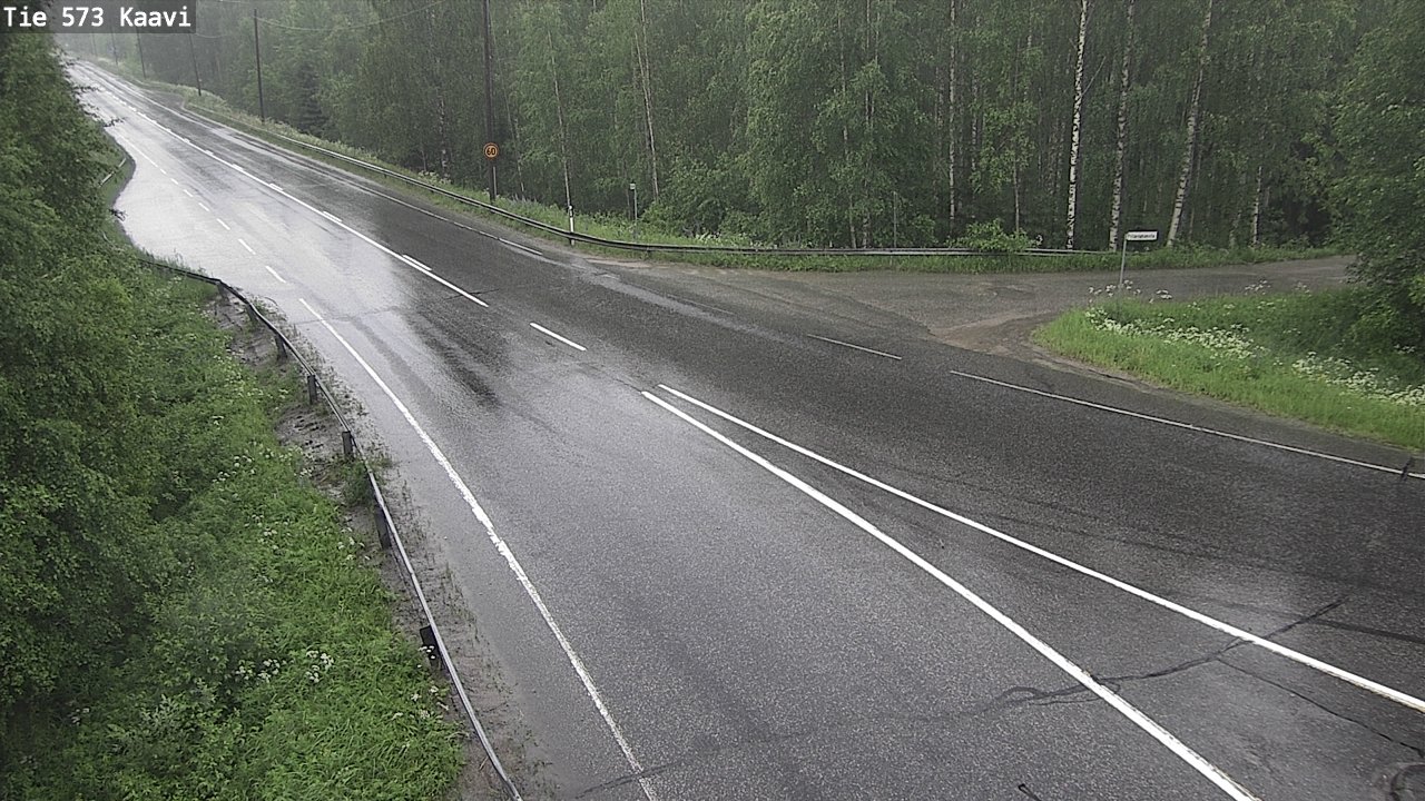 Weather Camera Image Road 573 Kaavi, Kaavi, Pohjois-Savo
