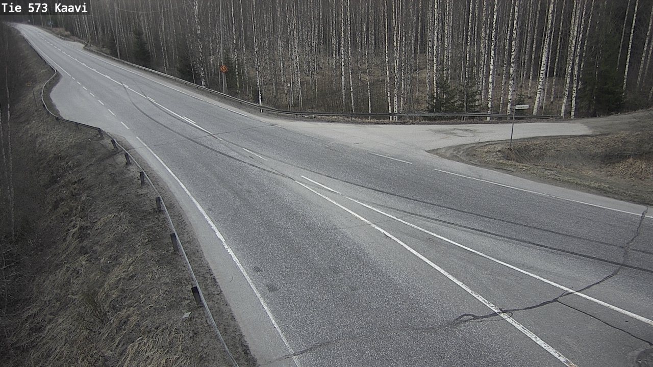 Weather Camera Image Väg 573 Kaavi, Kaavi, Pohjois-Savo