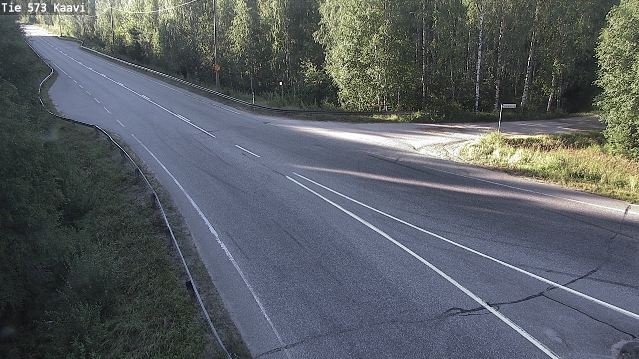Weather Camera Image Väg 573 Kaavi, Kaavi, Pohjois-Savo