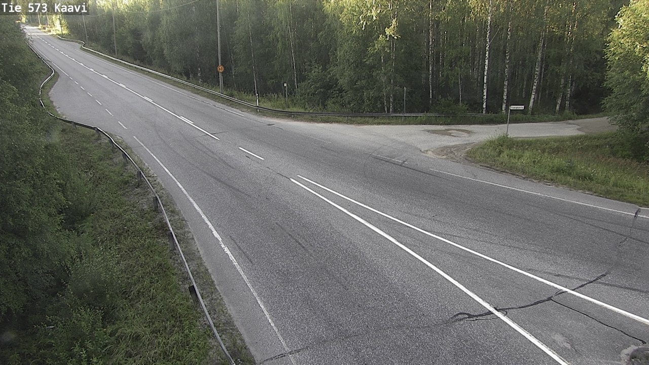 Weather Camera Image Väg 573 Kaavi, Kaavi, Pohjois-Savo