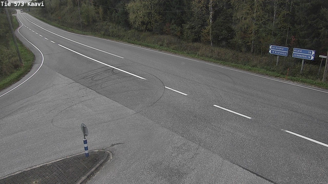 Weather Camera Image Väg 573 Kaavi, Kaavi, Pohjois-Savo