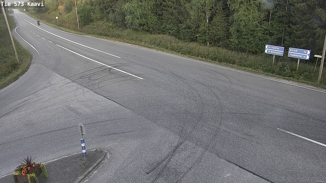Weather Camera Image Väg 573 Kaavi, Kaavi, Pohjois-Savo