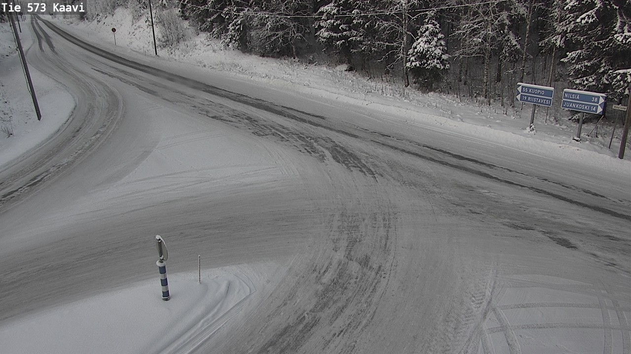 Weather Camera Image Road 573 Kaavi, Kaavi, Pohjois-Savo