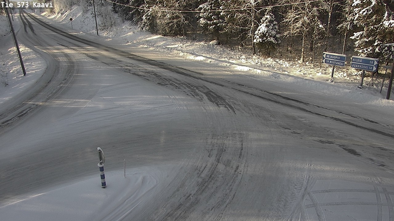 Weather Camera Image Road 573 Kaavi, Kaavi, Pohjois-Savo