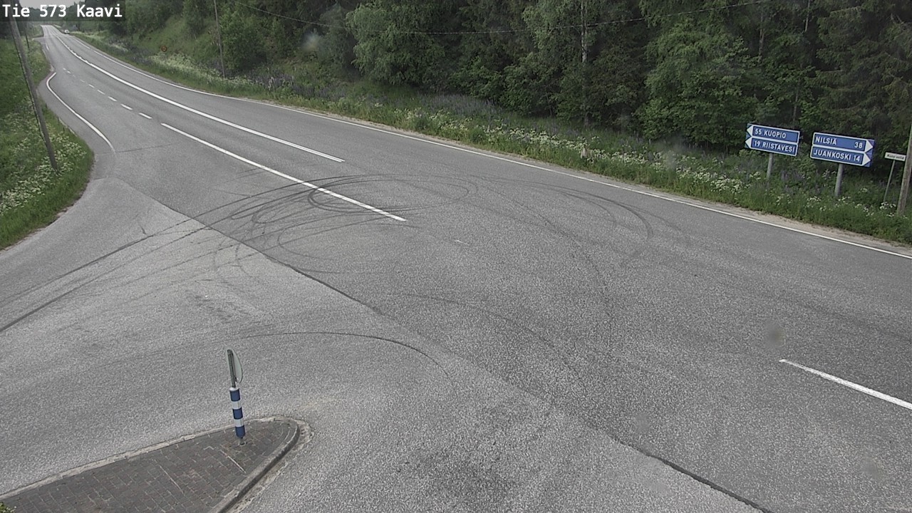 Weather Camera Image Road 573 Kaavi, Kaavi, Pohjois-Savo