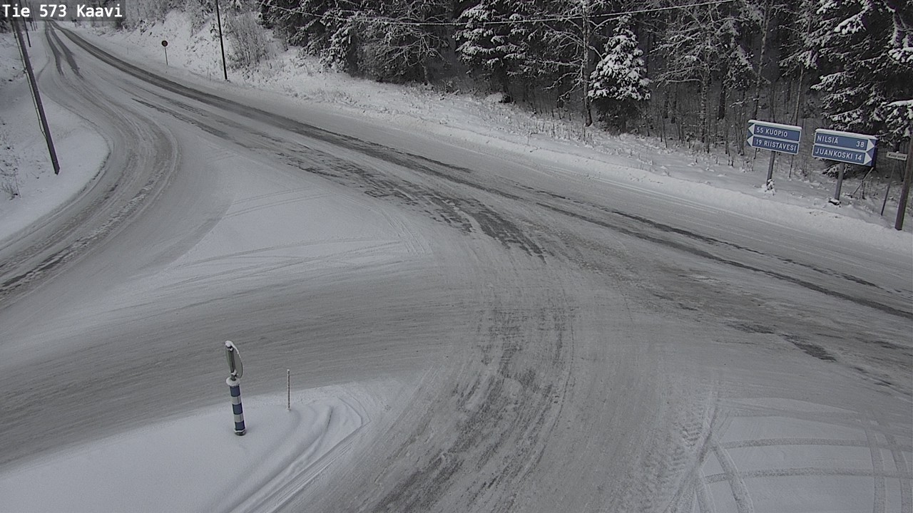 Weather Camera Image Road 573 Kaavi, Kaavi, Pohjois-Savo
