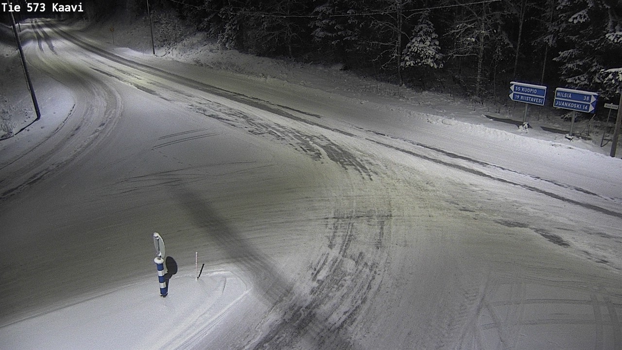Weather Camera Image Road 573 Kaavi, Kaavi, Pohjois-Savo