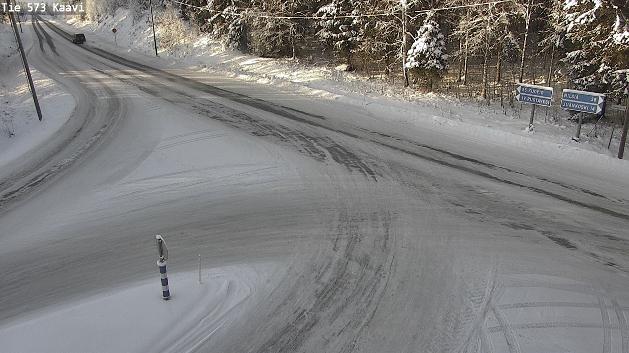 Weather Camera Image Road 573 Kaavi, Kaavi, Pohjois-Savo