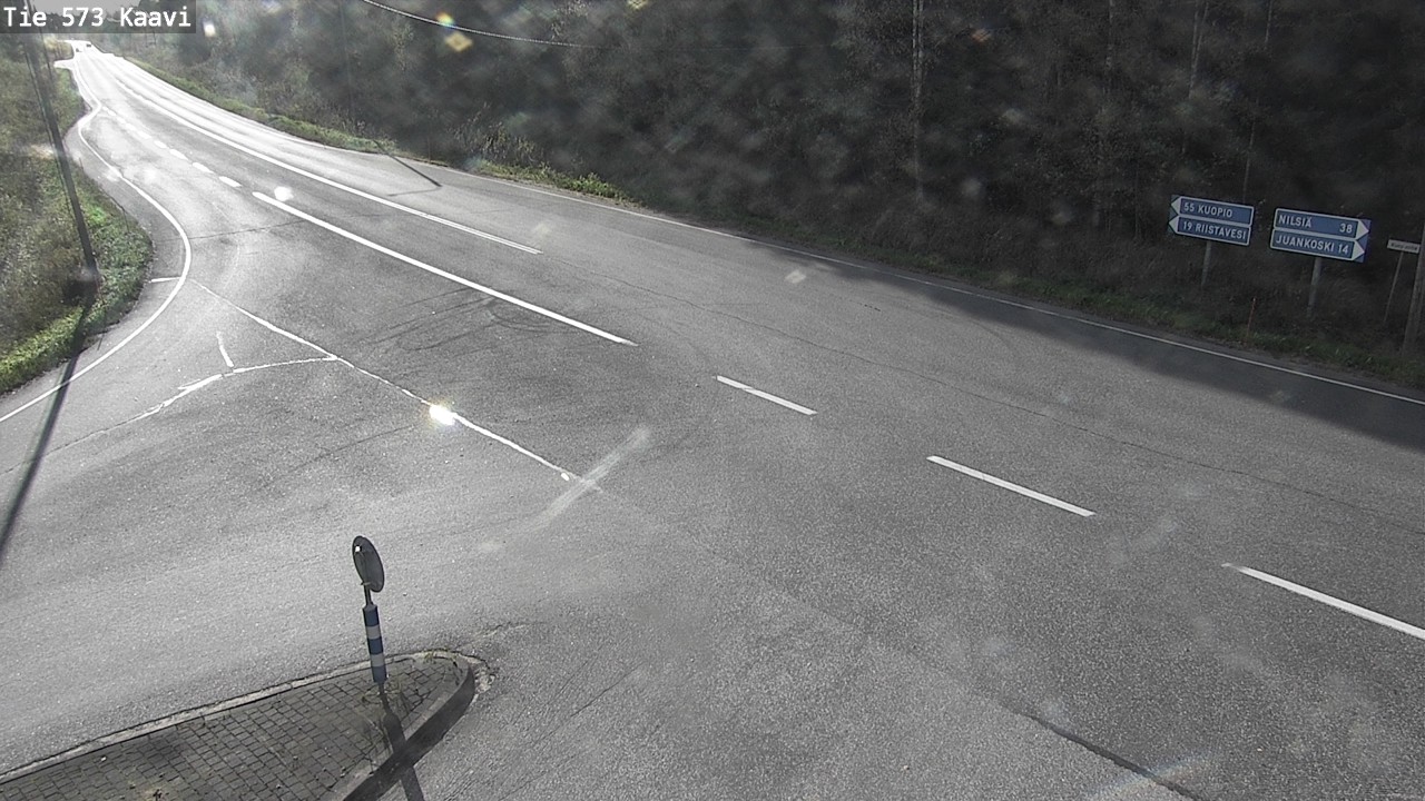 Weather Camera Image Väg 573 Kaavi, Kaavi, Pohjois-Savo