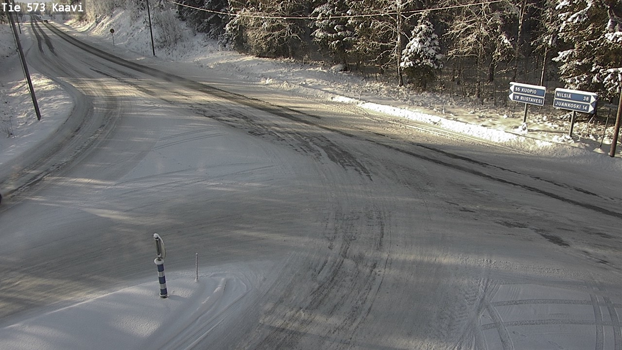Weather Camera Image Road 573 Kaavi, Kaavi, Pohjois-Savo
