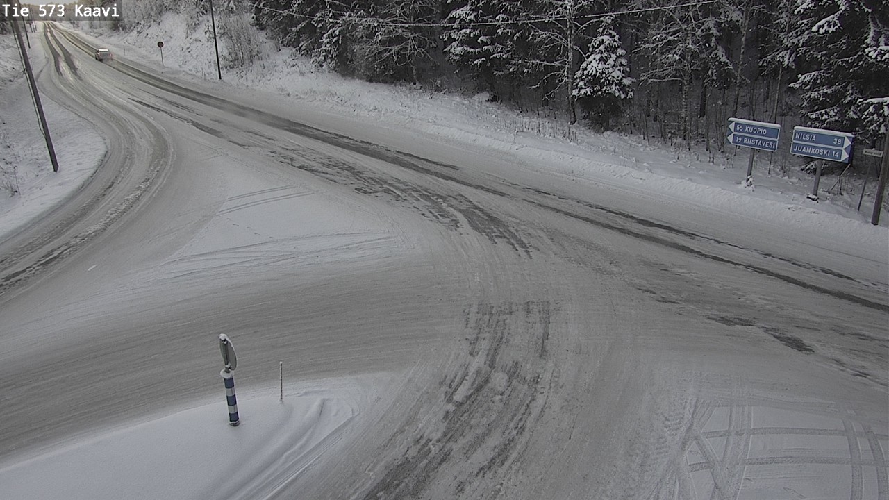 Weather Camera Image Road 573 Kaavi, Kaavi, Pohjois-Savo