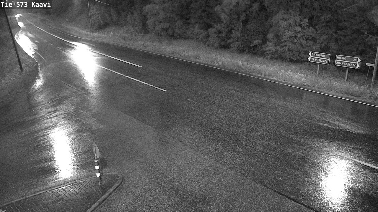 Weather Camera Image Road 573 Kaavi, Kaavi, Pohjois-Savo