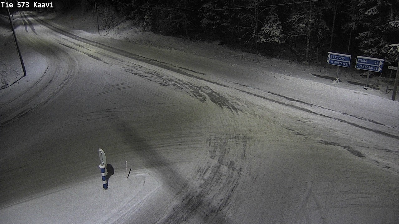 Weather Camera Image Väg 573 Kaavi, Kaavi, Pohjois-Savo