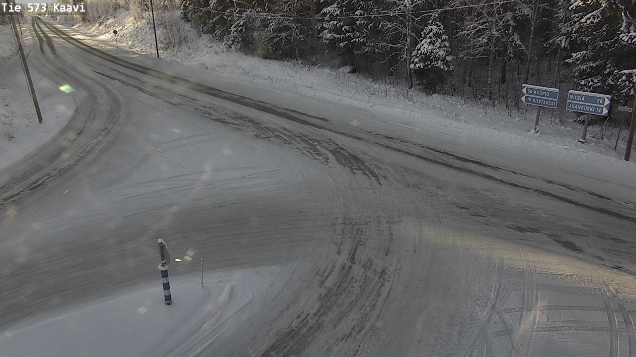 Weather Camera Image Road 573 Kaavi, Kaavi, Pohjois-Savo