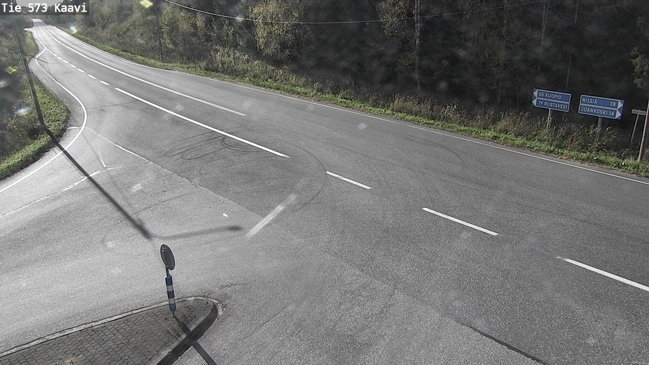 Weather Camera Image Väg 573 Kaavi, Kaavi, Pohjois-Savo