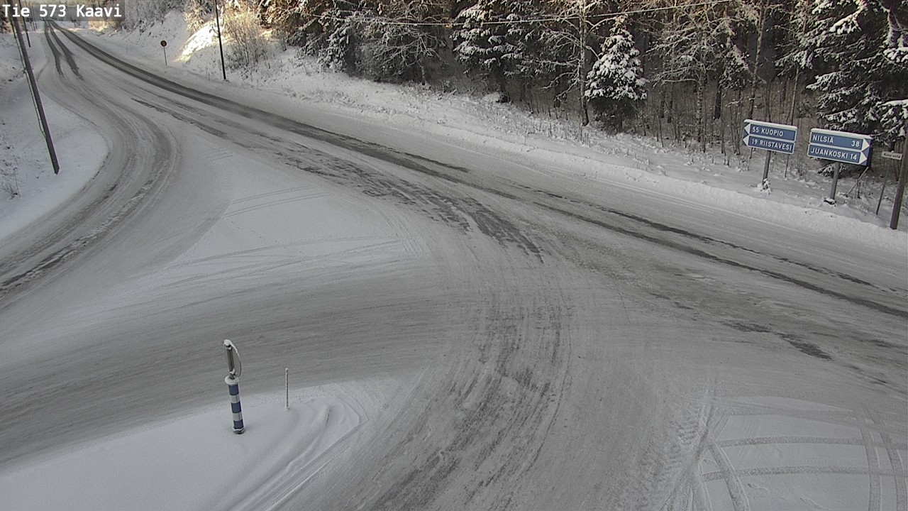 Weather Camera Image Road 573 Kaavi, Kaavi, Pohjois-Savo