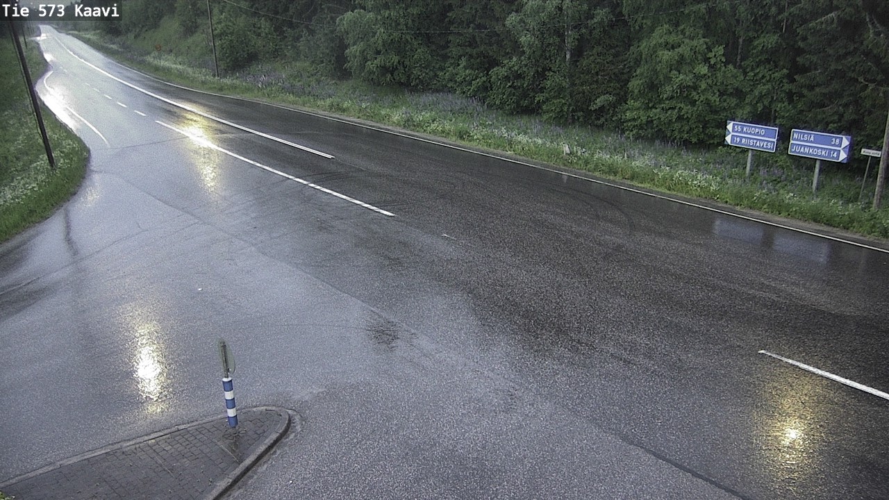 Weather Camera Image Road 573 Kaavi, Kaavi, Pohjois-Savo